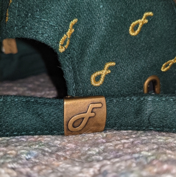 Flat Fitty Strapback [Forest Green/Gold] - Picture 4 of 4